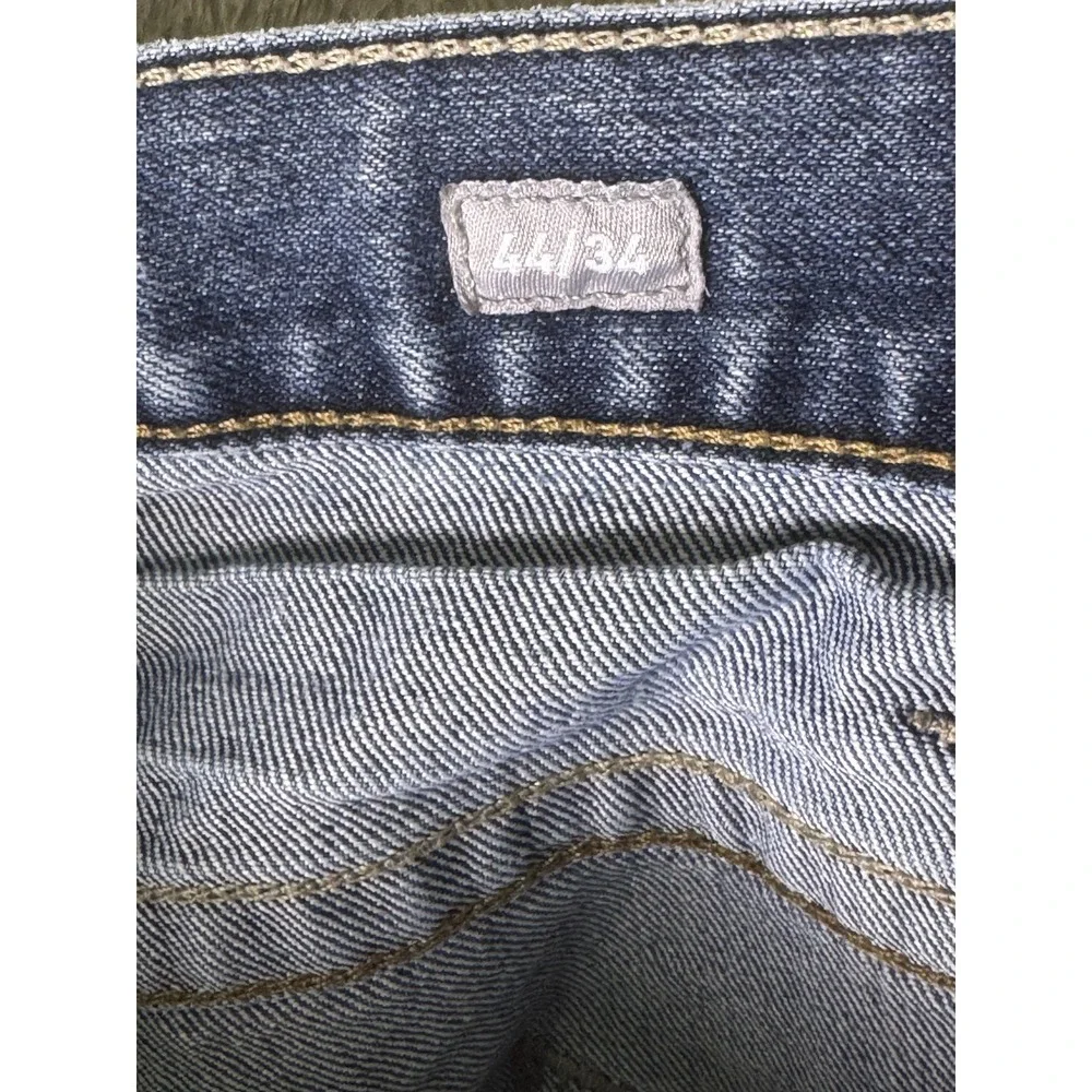 Ariat Rebar M5 Jeans Mens 44x34 Blue Medium Wash Straight Leg Denim Pants